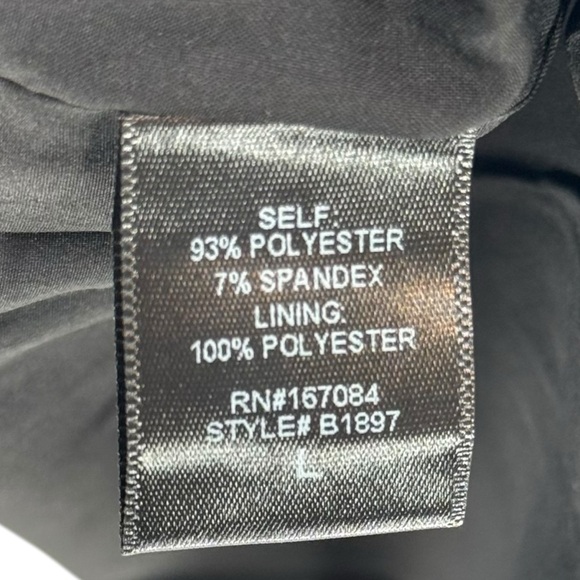 Pomander Place NEW Black Velvet Mae Short Sleeve Party Cocktail Mini Dress Large - Picture 10 of 11